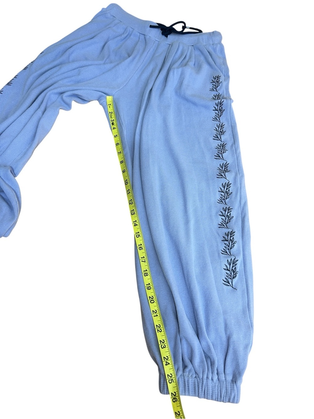 POL thermal jogger pants Balloon pants boho embroidered size medium - Picture 8 of 8